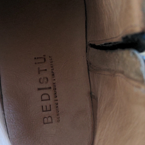 Bedstu sustainable brown leather ankle boots, size 8 - Picture 10 of 15